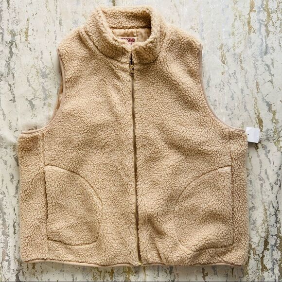 Target Sherpa Zip up Vest New - Picture 10 of 10